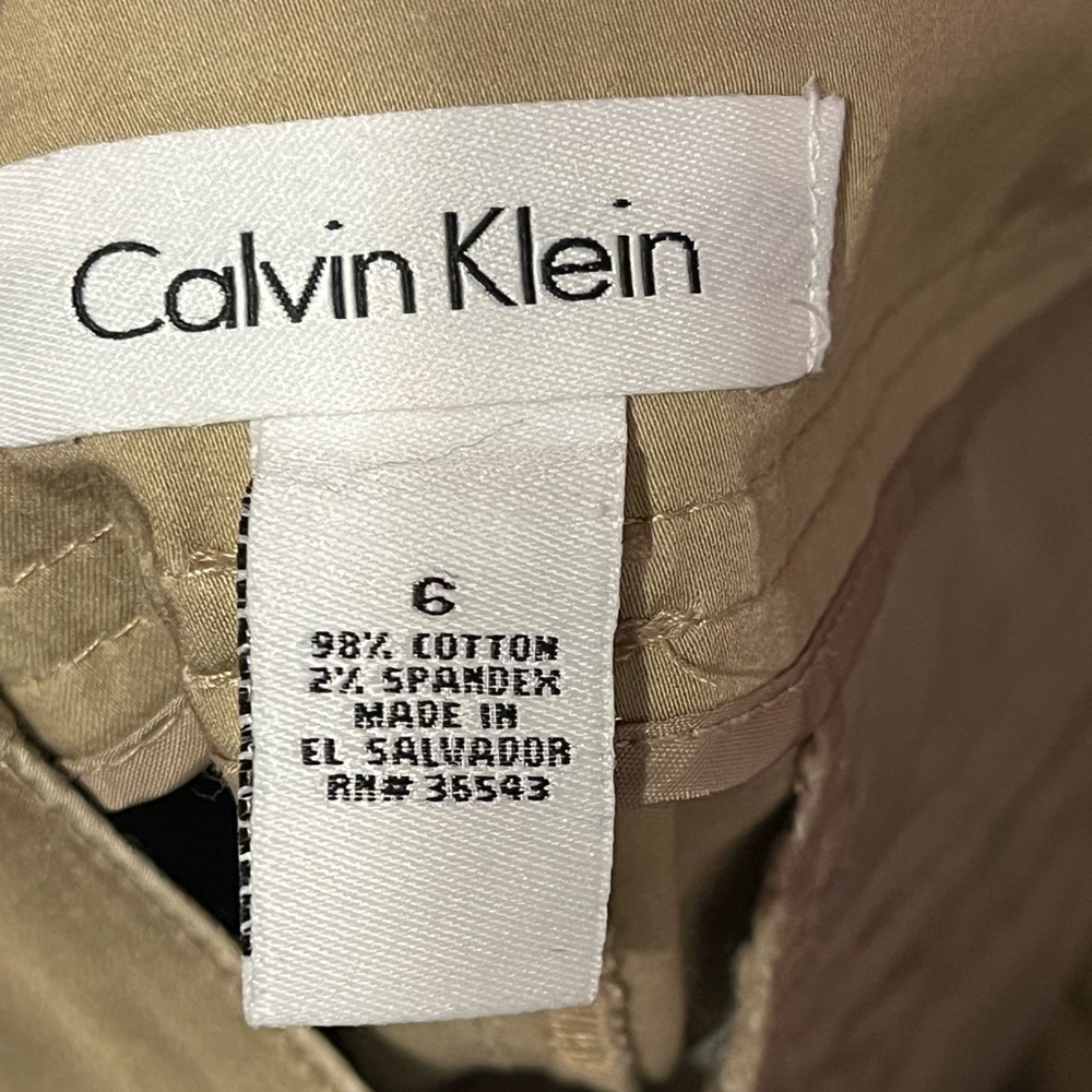 Calvin Klein Khaki Chino Pants - Picture 4 of 4